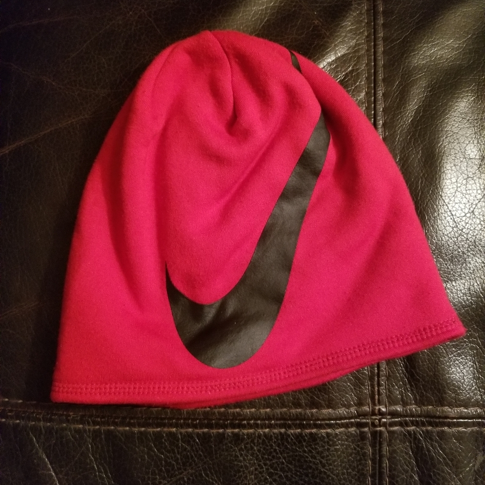 Nike Red beanie hat